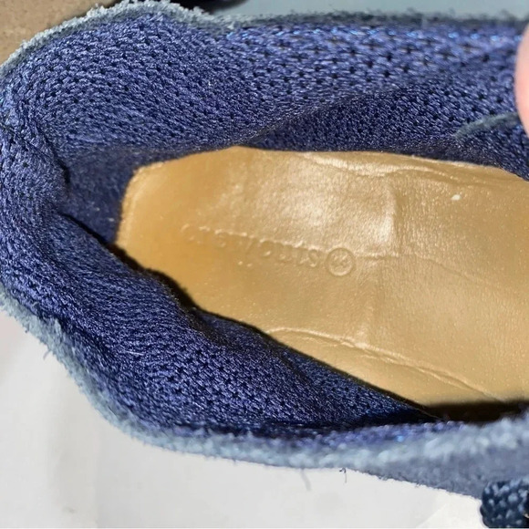 Crewcuts‎ 4 blue suede ankle high laced boots - Picture 6 of 6